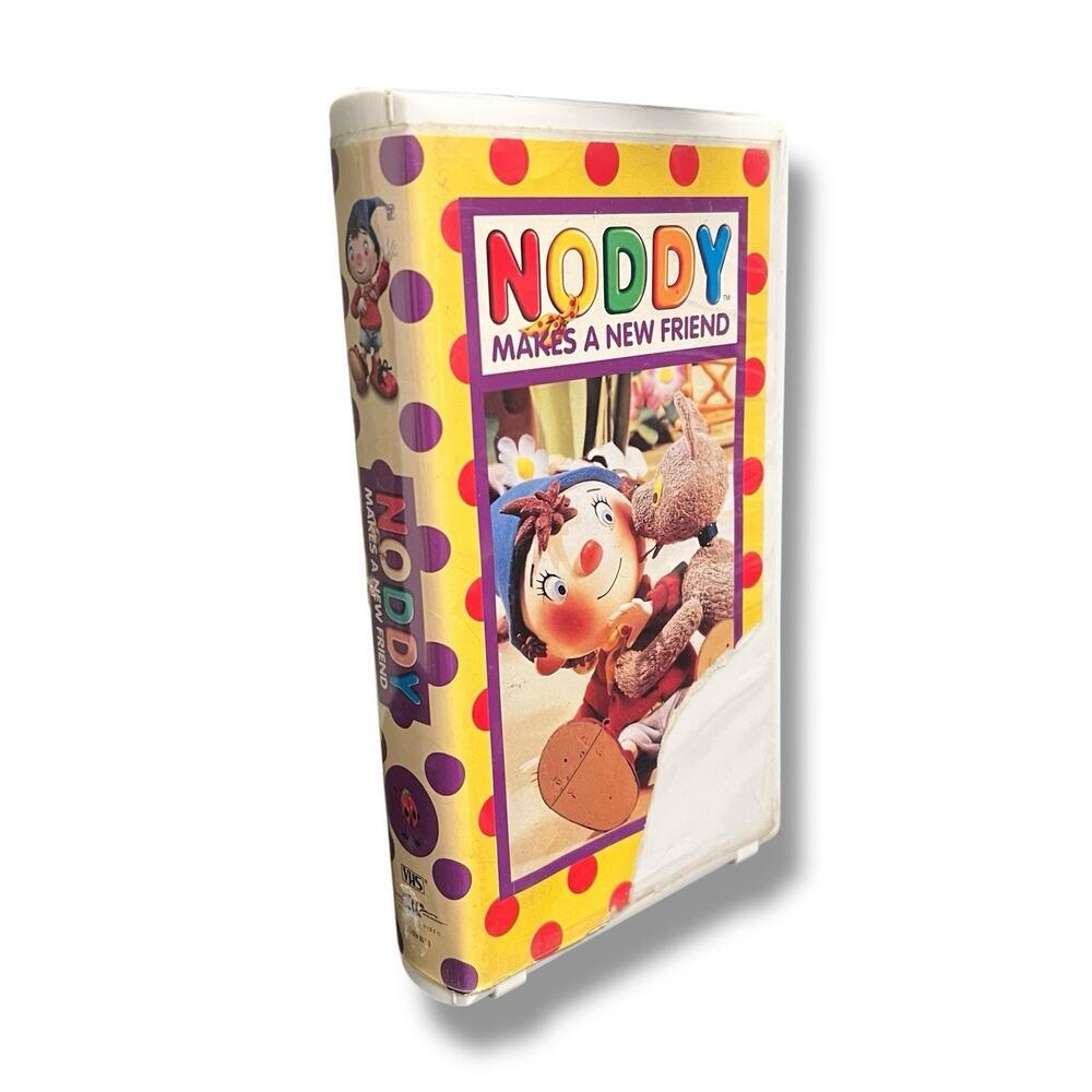 Noddy - Makes A New Friend VHS 1998 BBC ANIMATION FAMILY CHILDREN'S RARE OOP NR